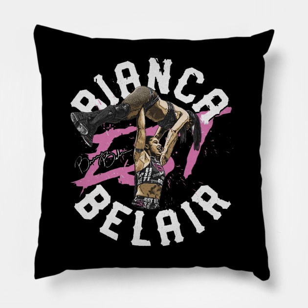 Bianca Belair EST Pillow by MunMun_Design