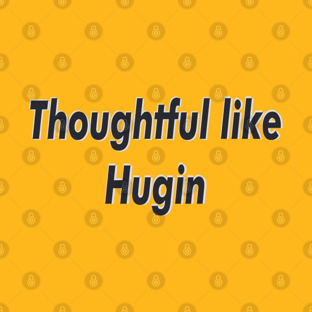 Thoughtful like Hugin by Orchid's Art