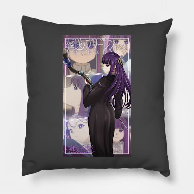 Fern design poster Pillow by AngelsFANART