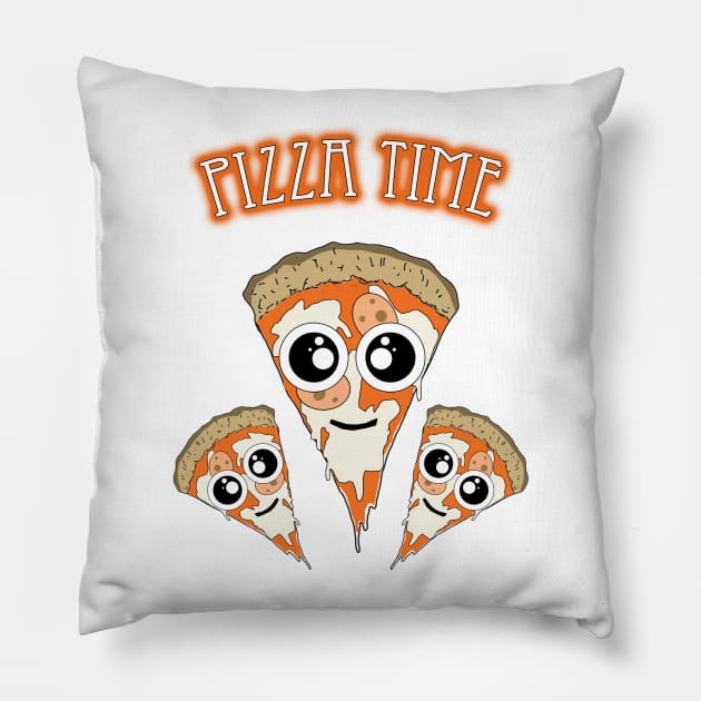 pizza time Pillow by defeale