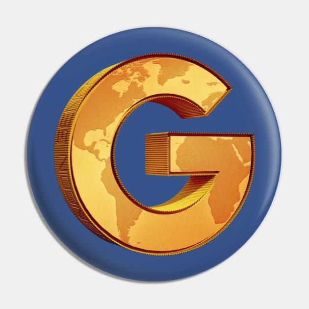 GenCoin Logo Large Pin by CryptographTees