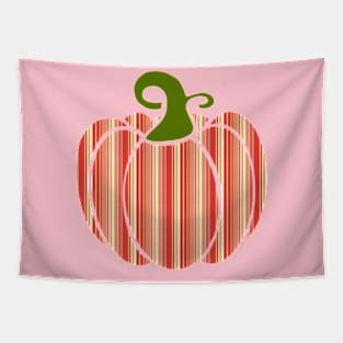 Vintage Striped Pumpkin Tapestry