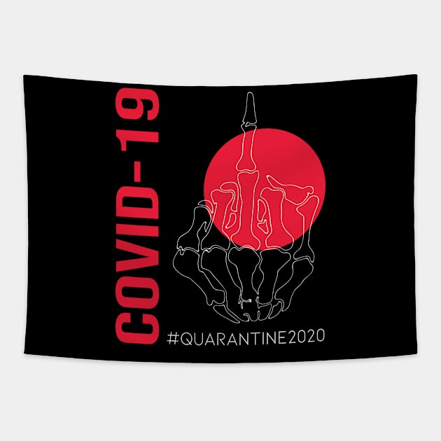 Quarantine 2020 Tapestry by Ravenska Jo