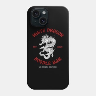 White dragon noodle bar Phone Case