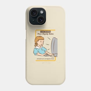 I love Torrenting Music Funny Retro Parody Novelty Phone Case