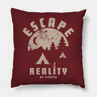 Escape Reality, Go Camping Pillow