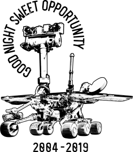 Mars Rover Opportunity Magnet