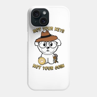 Not your keys not your coin - furry dog Phone Case