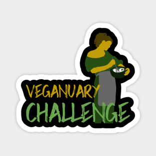 Veganuary Challenge Magnet