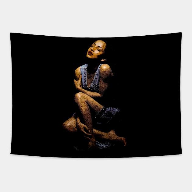 Soul Sade Adu 90s Vintage Tapestry by CakCulaiNabuiNabui