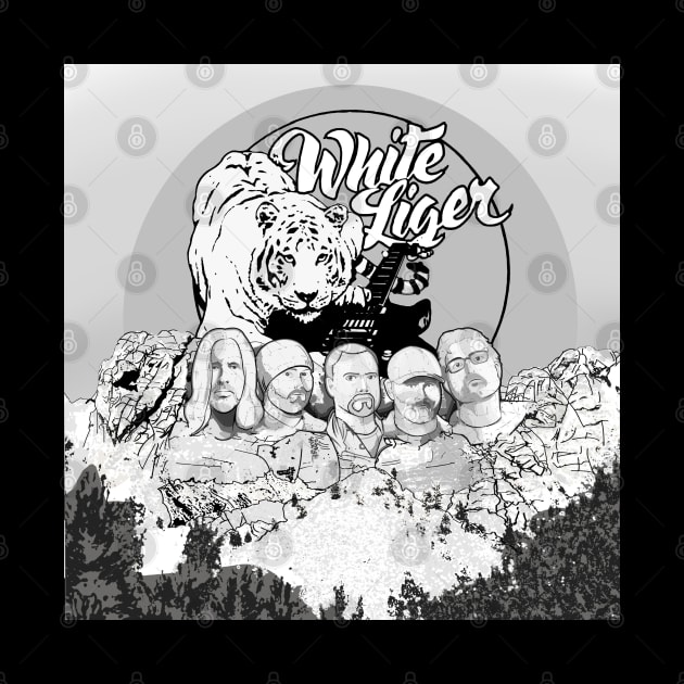 White Liger Band Album Cover by SteveW50