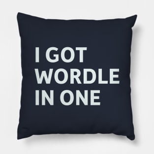 I Got Wordle in One Pillow