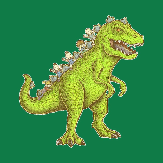 DINO PARENTHOOD - REPTAR by Firebrander