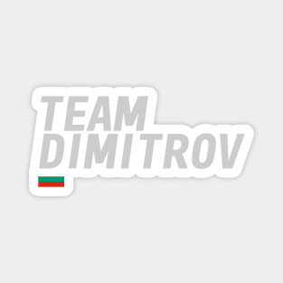 Team Grigor Dimitrov Magnet