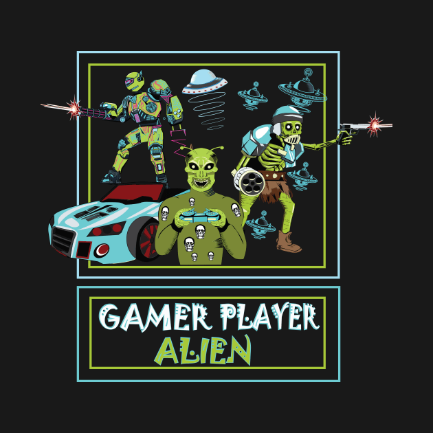 Gamer Player Alien by bry store