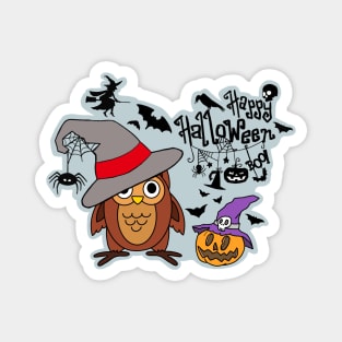 Happy Halloween Owl! Magnet