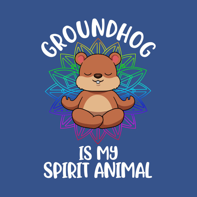 Disover Groundhog Spirit Animal Funny Groundhog Day Gift - Groundhog Spirit Animal - T-Shirt