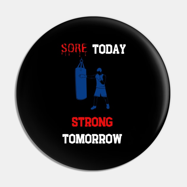 Sore today, strong tomorrow,dark Pin by CoffeeBeforeBoxing