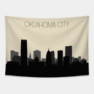 Oklahoma City Skyline Tapestry