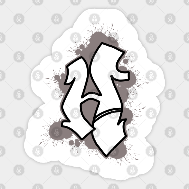 Graffiti Style H Graffiti Sticker Teepublic Diseño web y diseñadores que puedes descargar ahora y utilizar para realizar tus trabajos, decorar. graffiti style h