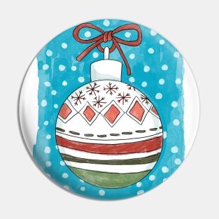 Christmas ornament, Christmas collection Pin