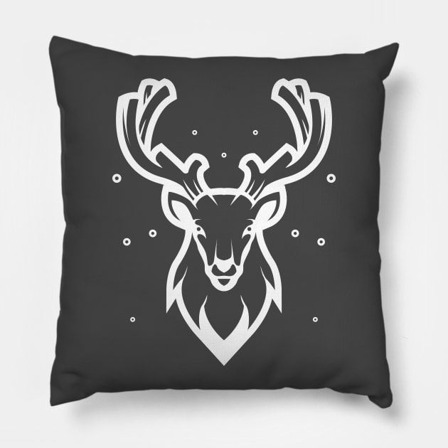 Deer Pillow by animales_planet