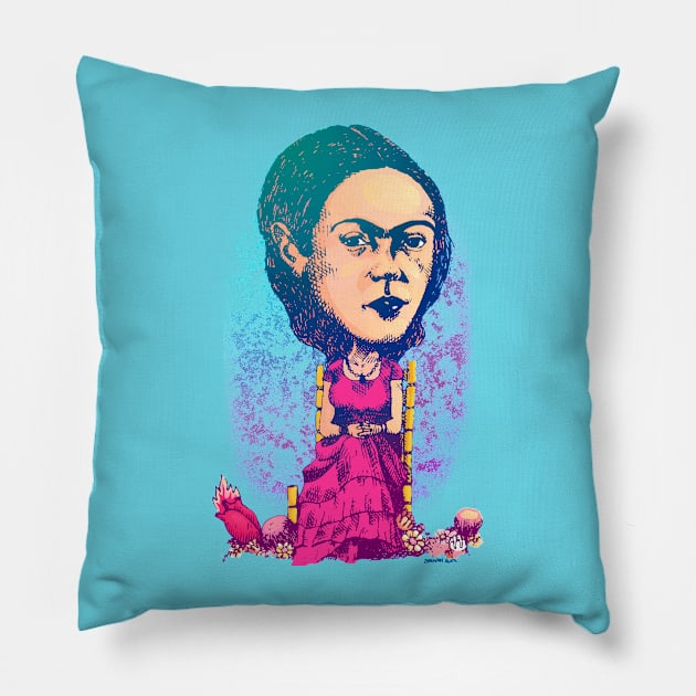 Frida Pillow by DonovanAlex