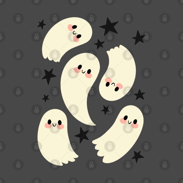 Cute Ghosts by Lobomaravilha