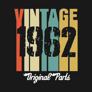 Vintage 1962 Original Parts Retro Vintage Birthday Gifts 58s T-Shirt