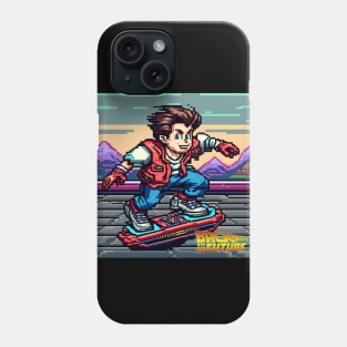 Marty McFly - pixelated Phone Case