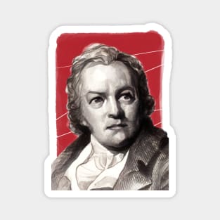 English Poet William Blake illustration Magnet