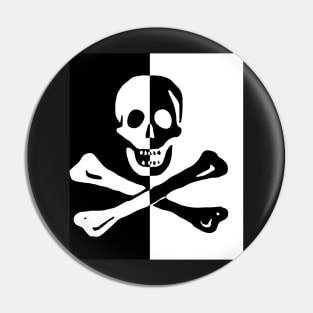 Skull Cross Bones Pirate Skeleton Pin