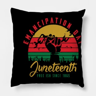 Juneteenth Emancipation Day Pillow