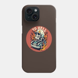to hell hot rod Phone Case