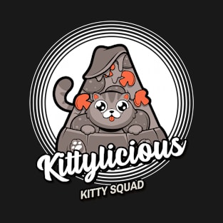 Kittylicious Pizza - Kitty Squad T-Shirt