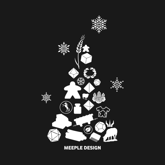 Meeple Design Board Game Resources Christmas Tree - Board Games - Gaming Art by MeepleDesign