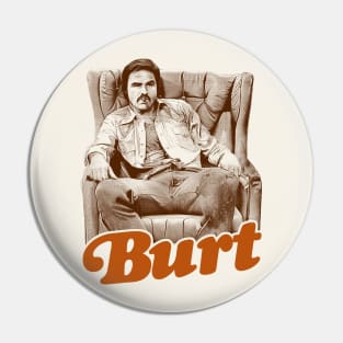 Burt Reynolds --- Retro Fan Art Pin