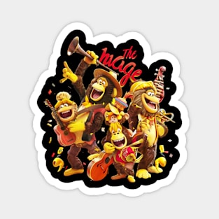 Banana-Splits Monkey Puzzles Magnet