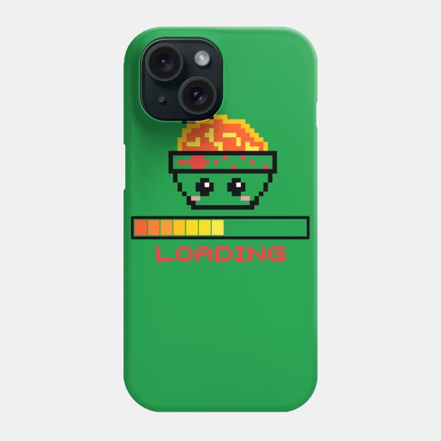 Cute Kawaii Ramen Lover Japanese Anime Noodles Pixel Ramen Phone Case by Bezra