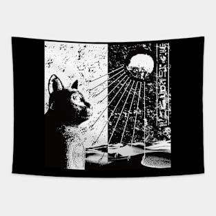 Egyptian Catmoon Tapestry