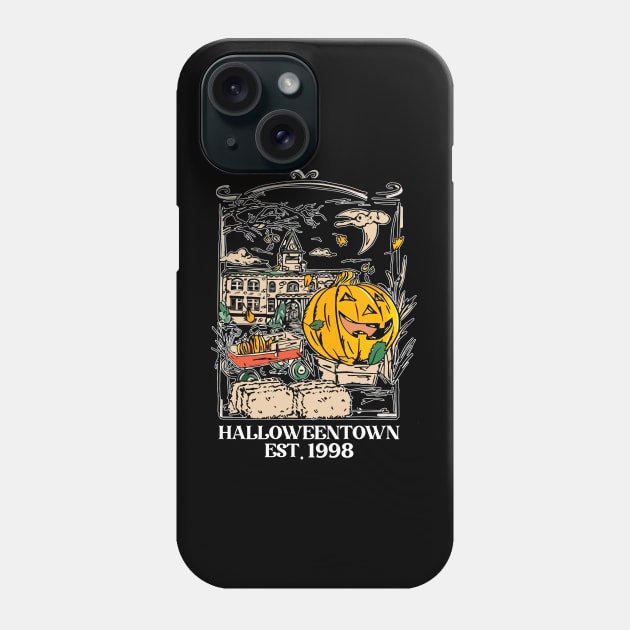 Halloween Town 1998 Phone Case by gallaugherus