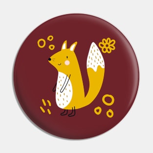 Friendly Squirrel Pin