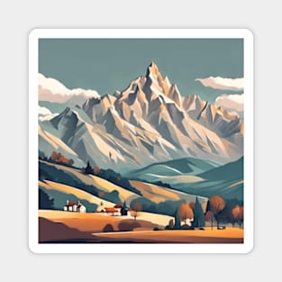 highest peak mountain lover Magnet