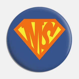 Multiple Sclerosis Superhero Pin