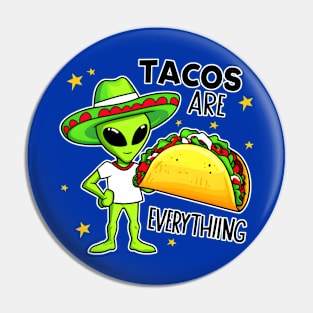 Aliens love tacos in the universe. Pin