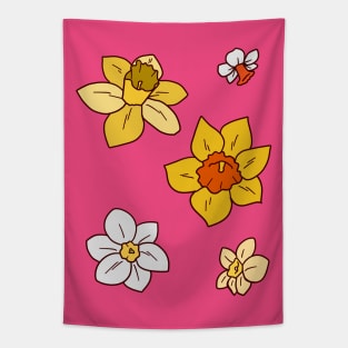 Colorful Daffodils Tapestry
