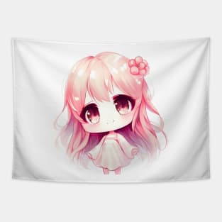 Cute chibi girl Tapestry