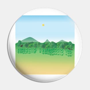 Mountain View Pin