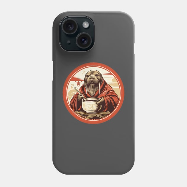 Walrus Sensei Phone Case by Jason's Finery