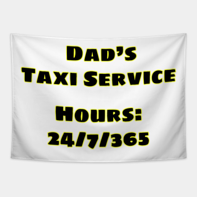 Dad's Taxi Tapestry by BlakCircleGirl